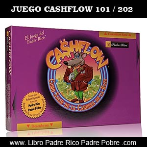 Juego Cashflow 101 / 202 en español, ideado por Kiyosaki