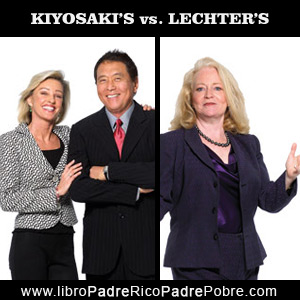Sharon Lechter, demanda a kim y Robert Kiyosaki. Litigio, juicio, legal.