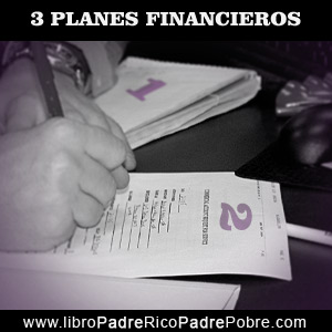 Los 3 planes financieros del Padre Rico de Kiyosaki.