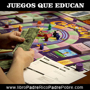 Juegos que educan financieramente: Cashflow 101, 102, Kids.