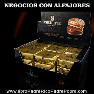 Alfajor Cachafaz con su polémico packaging parecido al de los alfajores Havanna.