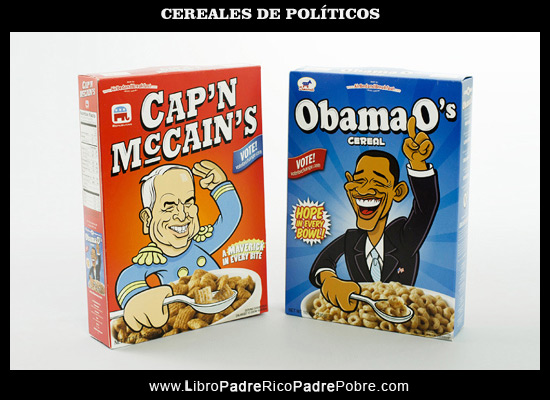 Cómo hacer dinero sin dinero: Cereales de políticos.