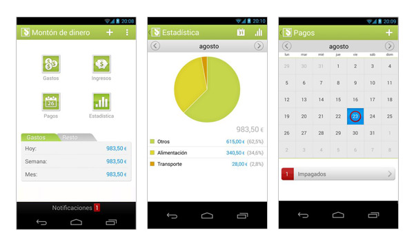 Montón de Dinero - Apps finanzas personales, dinero - Android