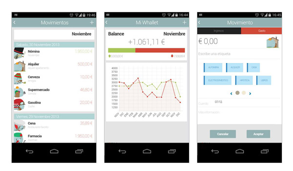 Whallet - Apps finanzas personales, dinero - Android - Apple, iPhone, iPad, App store